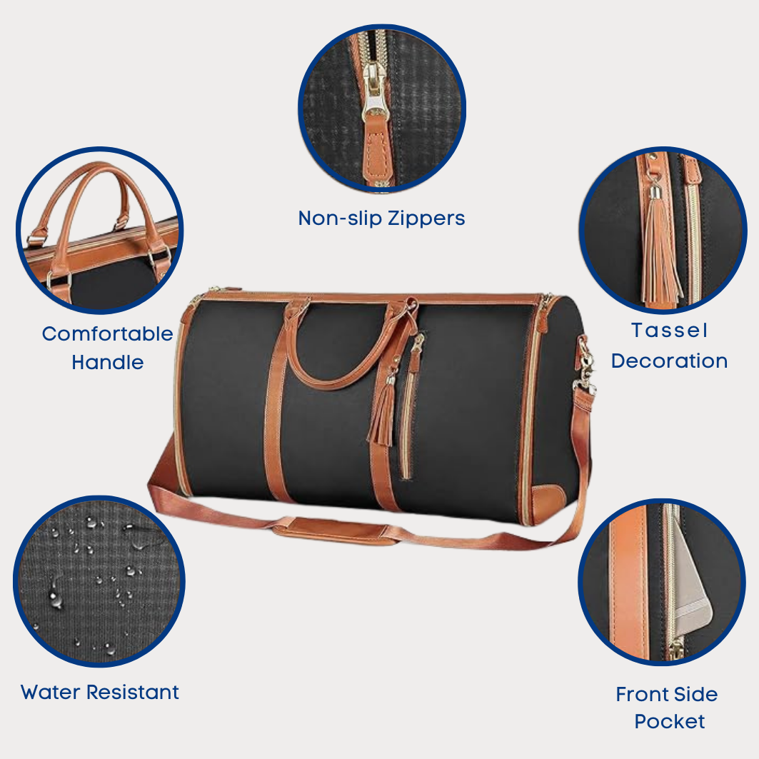 Convertible Duffel Bag - Charcoal