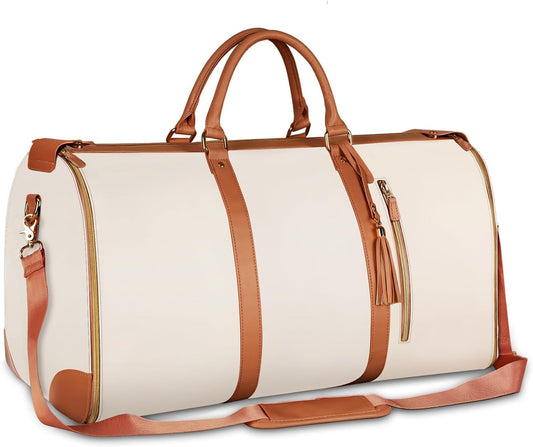 Convertible Duffle Bag - Beige