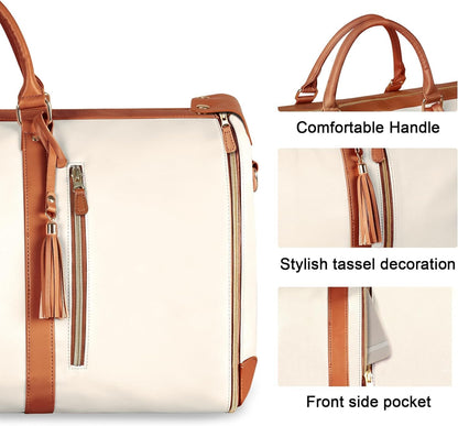 Convertible Duffle Bag - Beige